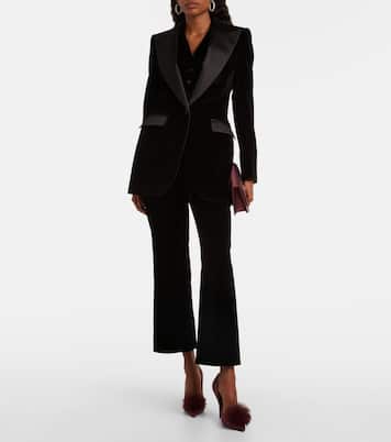 Escarpins Alana 100 en crêpe de satin à ornements | Christian Louboutin