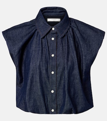 Shell denim blouse | Frame