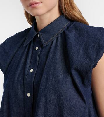 Shell denim blouse | Frame