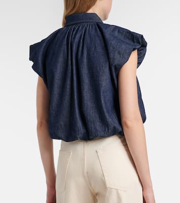 Shell denim blouse | Frame