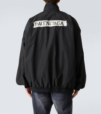 Masking Tape cotton-blend track jacket | Balenciaga