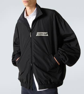 Masking Tape cotton-blend track jacket | Balenciaga