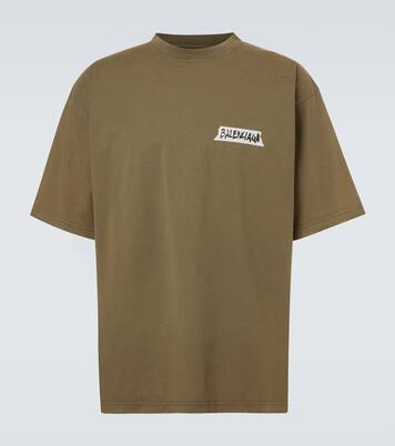 T-shirt en coton à logo  | Balenciaga