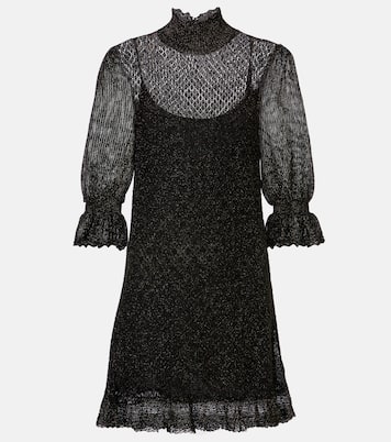 Ruffled lamé minidress | Chloé