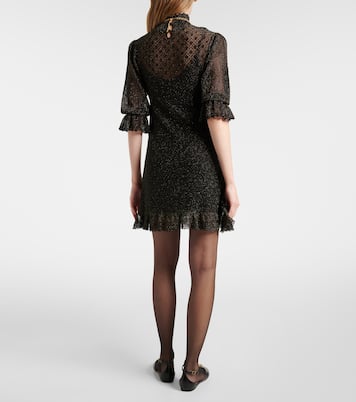 Ruffled lamé minidress | Chloé