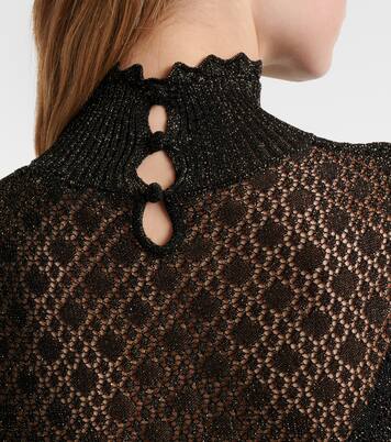 Ruffled lamé minidress | Chloé