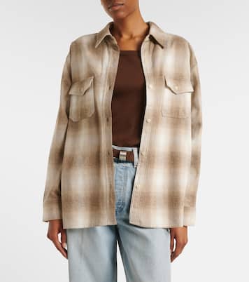 Kota checked cotton flannel shirt | Citizens of Humanity