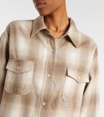 Kota checked cotton flannel shirt | Citizens of Humanity