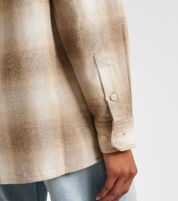 Kota checked cotton flannel shirt | Citizens of Humanity