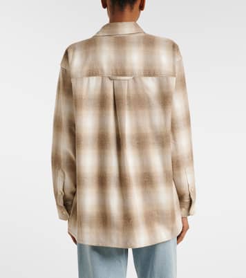 Kota checked cotton flannel shirt | Citizens of Humanity