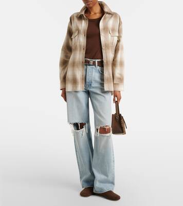 Kota checked cotton flannel shirt | Citizens of Humanity