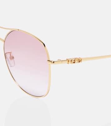 Fendigraphy aviator sunglasses | Fendi