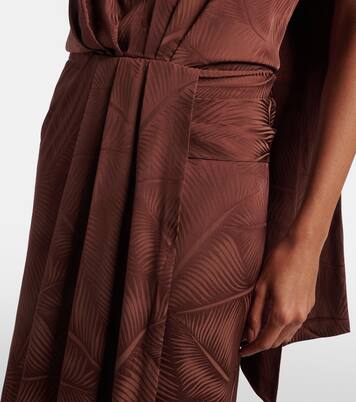 Halterneck jacquard maxi dress | Johanna Ortiz