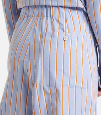 스트라이프 코튼 와이드 팬츠 | Dries Van Noten