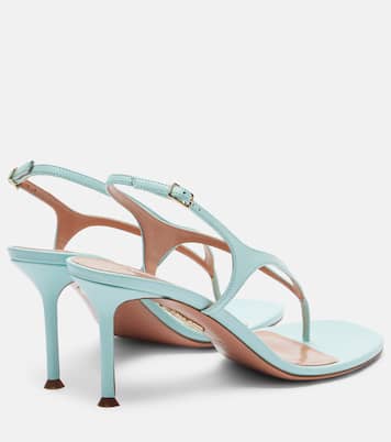 Bikini leather thong sandals | Aquazzura