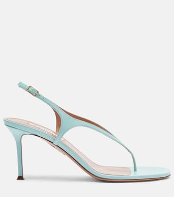 Bikini leather thong sandals | Aquazzura