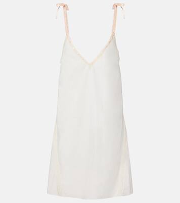 Minikleid Alma aus Baumwolle mit Spitze  | Posse