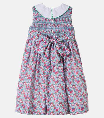 Floral smocked cotton dress | Pepa London
