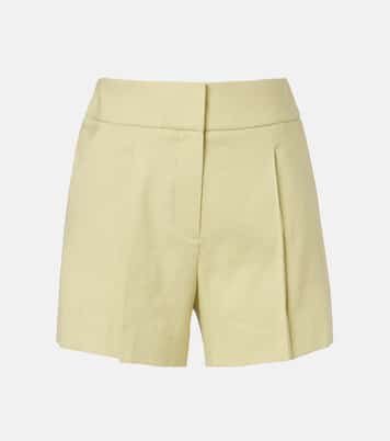 Haina linen-blend twill shorts | Veronica Beard