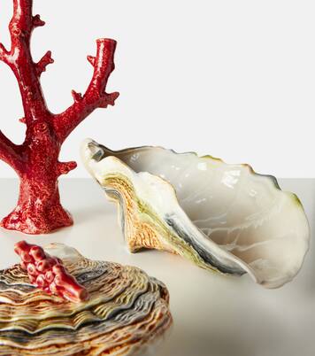 Oyster earthenware centerpiece | Bordallo Pinheiro