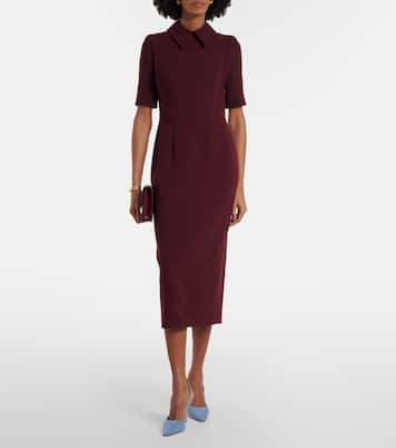 Valletta wool crêpe midi dress | Emilia Wickstead