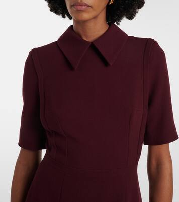 Valletta wool crêpe midi dress | Emilia Wickstead