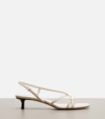 Slingback-Sandalen Farris aus Leder | Jimmy Choo