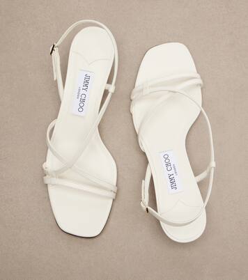 Slingback-Sandalen Farris aus Leder | Jimmy Choo
