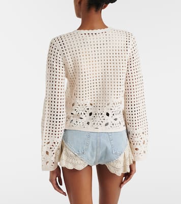 Shorts de denim con croché | Frame