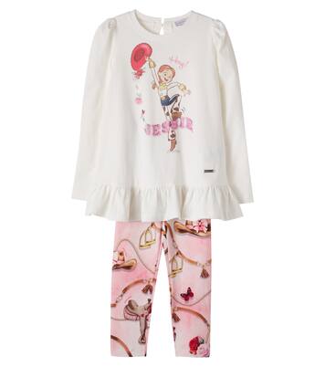 Set aus T-Shirt und Leggings | Monnalisa