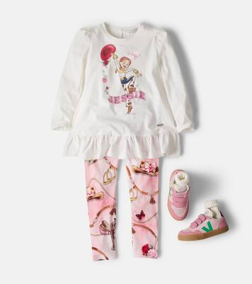 Set aus T-Shirt und Leggings | Monnalisa