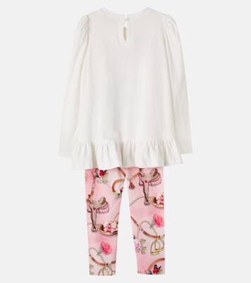 Set aus T-Shirt und Leggings | Monnalisa