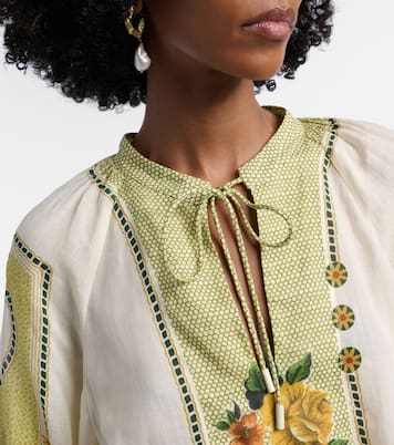 بلوزة من الرامي بطبعات Dixie | Alémais