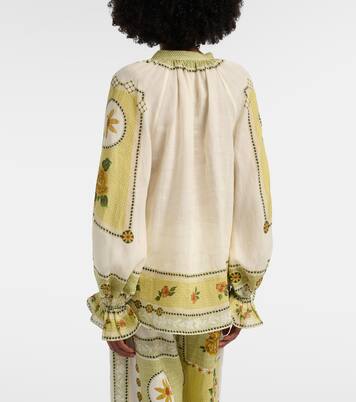 بلوزة من الرامي بطبعات Dixie | Alémais