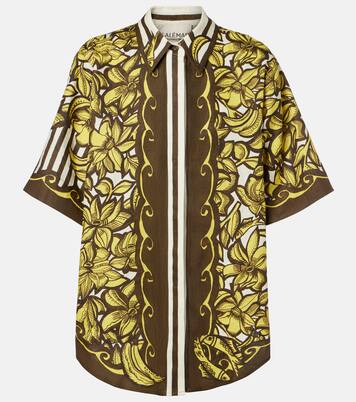 Mona floral hemp shirt | Alémais