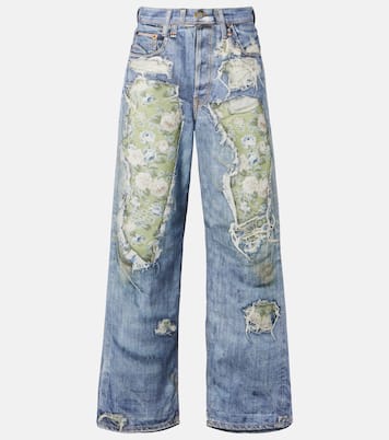 Printed wide-leg jeans | Acne Studios
