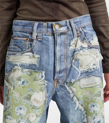 Printed wide-leg jeans | Acne Studios