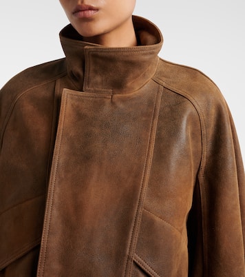 Ariste leather jacket | Nour Hammour