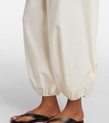 Almaya cotton and silk balloon pants | Loulou de Saison