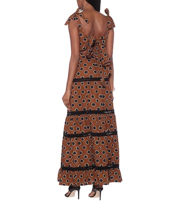 Las Salinas printed cotton crop top | Johanna Ortiz