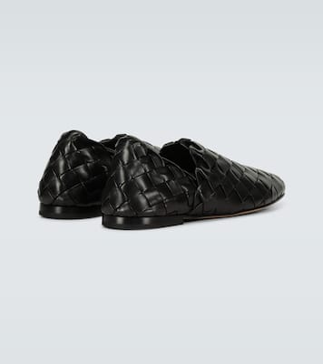 Intreccio leather slippers | Bottega Veneta