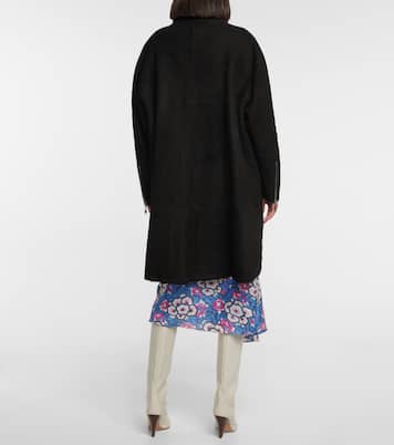 Mantel Abazoe aus Leder und Shearling | Isabel Marant