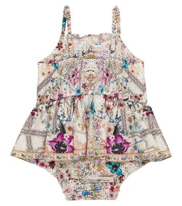 Baby floral cotton playsuit | Camilla Kids