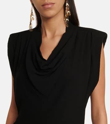 Rosemay cowl-neck cotton midi dress | Isabel Marant