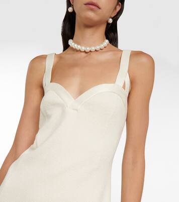 Robe midi en coton mélangé | Jil Sander