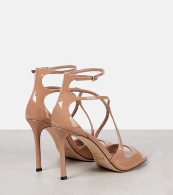 Azia 95 페이턴트 레더 샌들 | Jimmy Choo