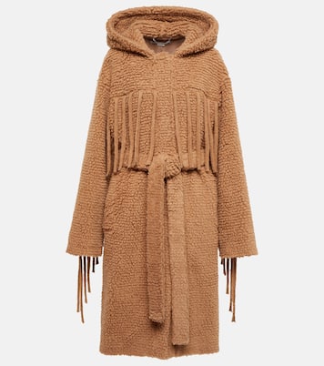 Abrigo efecto teddy con flecos | Stella McCartney