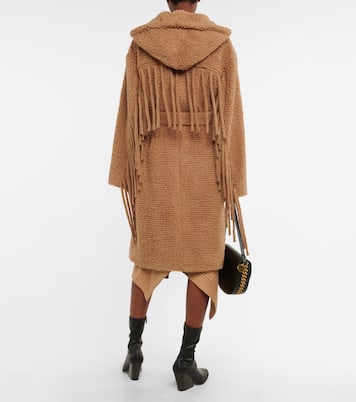 Abrigo efecto teddy con flecos | Stella McCartney