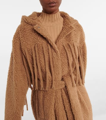 Abrigo efecto teddy con flecos | Stella McCartney