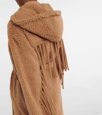 Abrigo efecto teddy con flecos | Stella McCartney